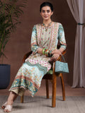 Libas Women'S Crepe Printed Straight Kurta (29264 Sea Green Sea Green 2Xl