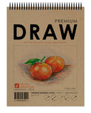 Design Ideation Drawing Book. Spiral Bound multimedia drawing book for Pencil, Ink, Marker, Charcoal and Watercolor Paints. Gre