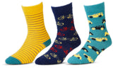 Rc. Royal Class Kids Calf Length Soft Woolen Fluffy Warm Winter Multicolored Socks (Pack Of 3 Pairs)(810 Years)