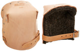 Kraft Tool WL088 1Inch Thick Felt Leather Knee Pads