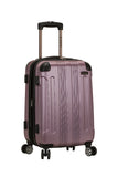 Rockland London Hardside Spinner Wheel Luggage, Pink, CarryOn 20Inch