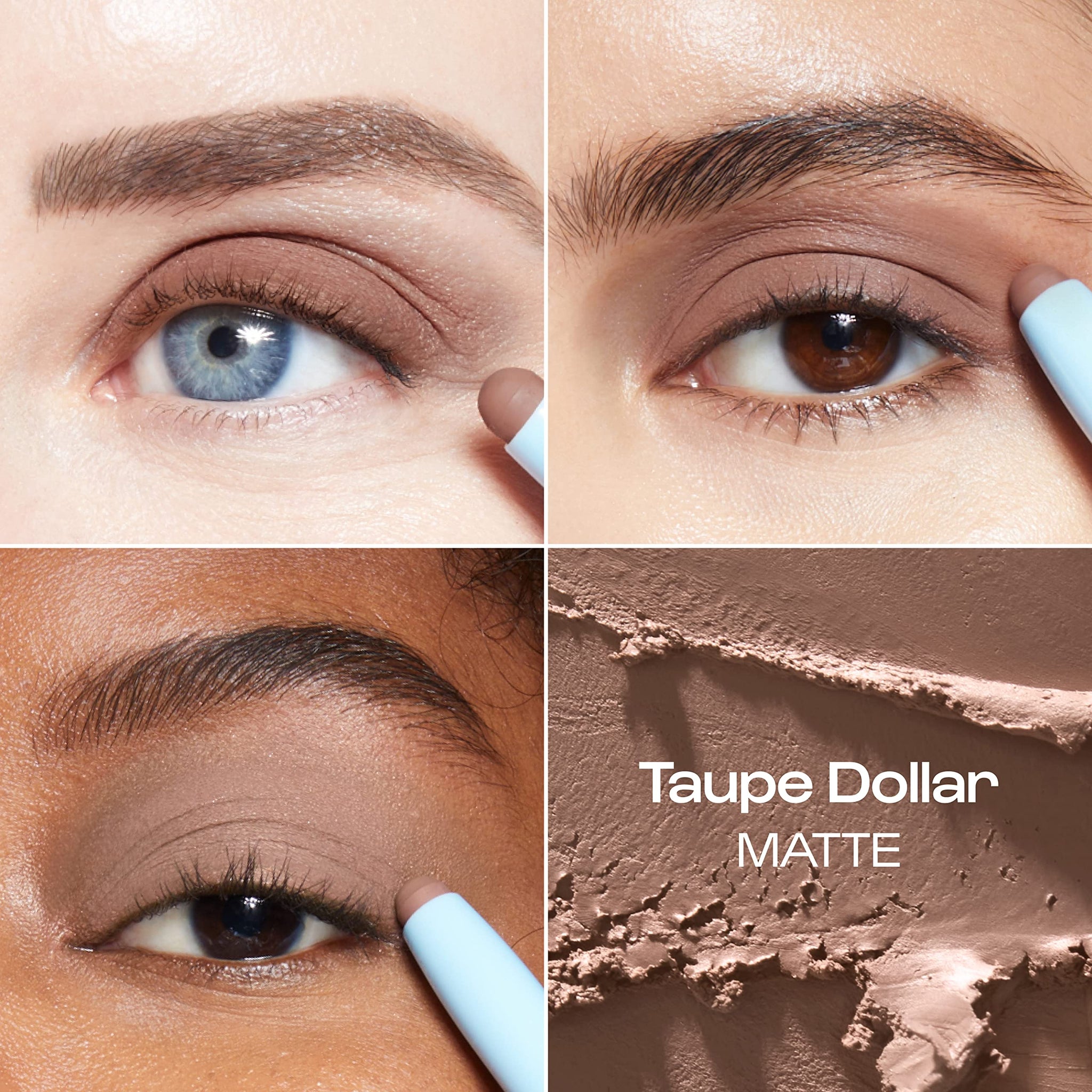 ALLEYOOP 11th Hour Cream Eye Shadow Sticks - Taupe Dollar (Matte) - Award-winning Eyeshadow Stick - Smudge-Proof and Crease Proo