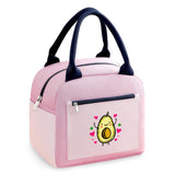 BJDAMAI Avocado Bento Bag, Thermal Insulated Cooler Lunch Bento Tote Bag, Gifts For Teens Girls Kids Women, Work Travel Office C