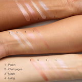 RMS Beauty Luminizer Highlighter - Creamy Light-Reflective Organic Face Makeup Palette for Dewy, Glowing & Nourished Skin - Livi