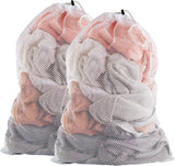 HeavyDuty Commercial Mesh Laundry Bag | Durable Net Washing Bag With Drawstring Closure For Clothes, Delicates, And Laundry Org