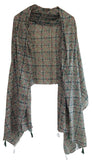 Lightweight Pure Cotton Breathable Green And Maroon Colour Stole Scarf For Summer, Size2,25 Mtr