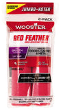 Wooster Brush RR3114 1/2 JumboKoter Red Feather Shed Resistant Paint Roller Cover, 1/4 in Nap, 41/2 in L, 3/4 in, 4.5 Inch