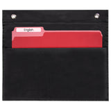 Essex Wares - 1 Pocket File Pocket Chart, Black - Versatile Wall Hanging File Folder Organizer for Classroom, Office, Home, and 