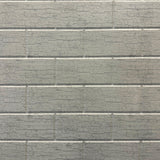 From Plain To Beautiful In Hours 129 Subwaytile PVC Glue-up Backsplash Panels, Distressed White (12 in x 12 in Sample)