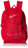 NIKE Brasilia Mesh Backpack 9.0, University Red/University Red, One Size