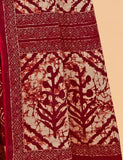 Tamaira Fashion Women'S Plain Cotton Saree (2480_Brown&Maroon