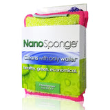 Nano Sponge Cleaning Sponges. Supersized Everyday Heavy Duty Household Kitchen and Dish Sponge. 2 Pack. 4.5 x 3