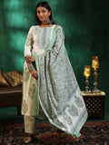 Libas Women'S Cotton Kurta Set (49061_Off White