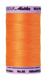 Mettler SilkFinish Solid Cotton Thread, 547 yd/500m, Pumpkin
