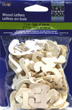 Plaid Wood Letters for Scrapbooking (11/4 Inch), 96113 (60Piece)