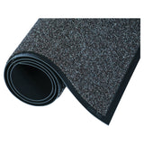 Crown Matting CS0023BR Cross-Over Indoor/Outdoor Wiper/Scraper Microfiber Mat, Soaks up Moisture, 24 X 36, 2' X 3', Brown