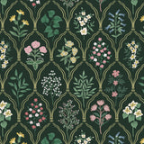 Dimoon 17.3''x78.7'' Peel and Stick Wallpaper Floral Contact Paper Vintage Wallpaper Green Pink Renter Friendly Waterproof Upgra