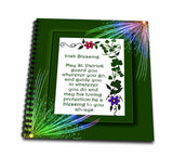 3dRose db_11697_2 Irish Blessings Memory Book, 12 by 12Inch