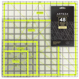 ARTEZA Quilting Rulers Set of 4, DoubleColored Acrylic Sewing Ruler
