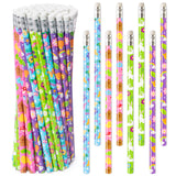Xqumoi 60Pcs Spring Pencils with Eraser - Hello Spring Flower Rabbit Butterfly #2 HB Pencils, School Classroom Student Rewards O