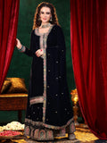 Libas Women'S Velvet Kurta Set (48782O_Blue