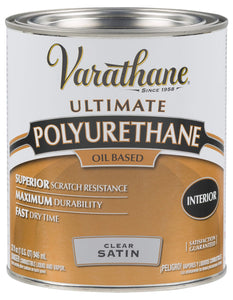 Varathane 9141H Oil-Based Ultimate Polyurethane, Quart, Satin Finish
