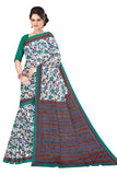 TAMAIRA FASHION Womens Plain Weave Pure Cotton Saree Without Blouse Piece(AB28_Seagreen)