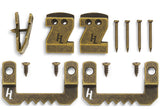 HANGZ 34051 Flat Mount Canvas Sawtooth Picture Hanger Kit 15lb