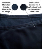 Alley Cats Bowling Ball Seesaw 2 Pack | Black Microfiber | Great Value | Premium See Saw Polisher/Cleaner Towel
