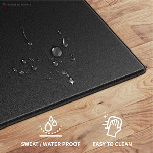 Bike Trainer Mat Compatible with Peloton Bike, for Treadmill & Row, THK 6mm, Under Mat Protect Hardwood Floor Carpet, Trainer Ac