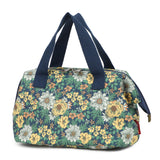 Smrcom Makeup Bag Cosmetic Bag For Women Girl Travel Makeup Bag Toilet Bag Zipper Organizer Bag Waterproof (Corduroy Floral yell