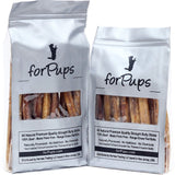forPups THICK 2 POUNDS of (10  -12  ) Bully Sticks for LARGE & MEDIUM Dogs, for AGGRESSIVE Chewer (32 oz) Natural, Fully Organ