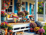Springbok Front Porch 1000 Piece Puzzle for Adults - Step Back Into The Memory of Grandma's Front Porch