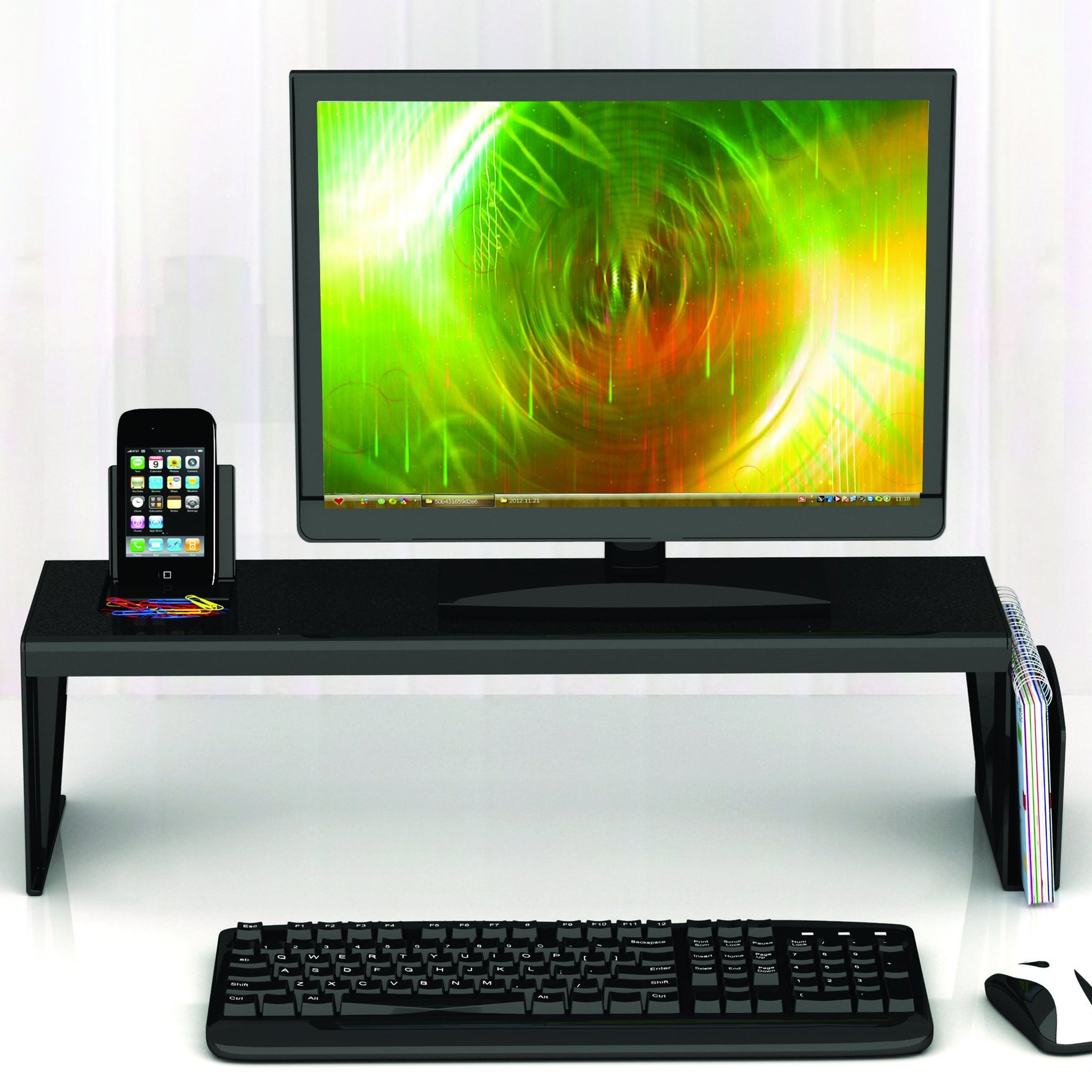 Deflecto Sustainable Office Heavy-Duty Desk Shelf