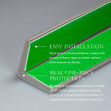 Heavy-Duty Industrial-Grade Low-Profile Corner Guard Edge Protector and Bumper - Grey, 24 Inches - 1 Each