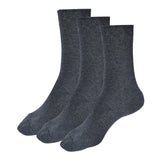 Royal Son MenS Grey Cotton Crew Socks | 3 Pairs