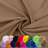 Nylon Spandex Fabric, 80% Nylon, 20% Spandex, Swimwear, Activewear Fabric 4 Way Stretch Sports, Dance, Yoga (Brown, 2 Yard)
