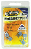 Wirthco Engineering Inc WirthCo 24815 MinBlade2 Fuse - 15 Amp (Blue), 5-Pack