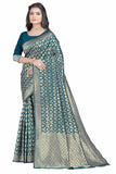 Sugathari Womens Banarasi Saree Pure Kanjivaram Silk Saree Soft new ladies 2023 Design Wear Pattu Sarees Latest Party Sari colle