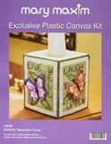 Mary Maxim 19056 Butterfly Tissue Box Plastic Canvas Kit5 7 Count