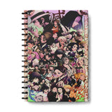 Zenithink Demon Slayer Anime Character Wiro Journal Notebook | 80 Gsm Paper With 350Gsm Hard Cover | Single Ruled | Pages 160 