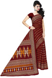 Tamaira Fashion Plain Weave Womens Pure Cotton Saree Without Blouse Piece (2310_Maroon)