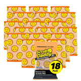 Scrub Daddy Scour Daddy XL - Large Heavy Duty Sponge & Non Scratch Scouring Pad - 18 Pack of Bulk Sponges & Commercial Cleaning 