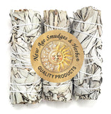 (Pack of 3)-New Age Smudges & Herbs -Premium California White Sage Incense 4 Inches Long. Home Cleansing Incense,Fragrance,Medit