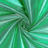 Tissue Lame Fabric Shiny 44'' Wide Craft Decoration Costume Design by The Yard (1 Yard, Kelly Green)
