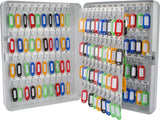 Barska Numbered Hooks and Tags Position Cabinet Lock Box, 160 Keys, Grey