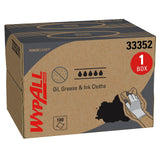 WypAll Power Clean Oil, Grease & Ink Cloths (33352), Disposable, LintFree, Blue, 180 Sheets/Box, 1 Large Brag Box/Case
