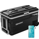 EUHOMY 12 Volt Refrigerator, 80QT(75L) 12V Fridge, Electric Cooler APP Control, Car Fridge 12/24V DC 100-240V AC, Car Refrigerat