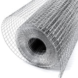 Metamesh 19 Gauge Hardware Cloth, 1/2 inch 48 inch x 100.1 Foot Chicken Wire Fence, Galvanized Welded Cage Wire Mesh Roll Suppor