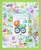 Design Works Crafts Tobin 56D Baby ABC Counted Cross Stitch Kit16X20, MultiColored, 14 Count